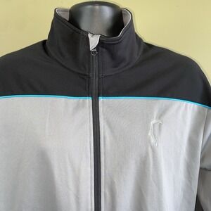 Oscar Jacobson Arnold Tour Golf Jacket Weather Protection System Gray Mens L WPS